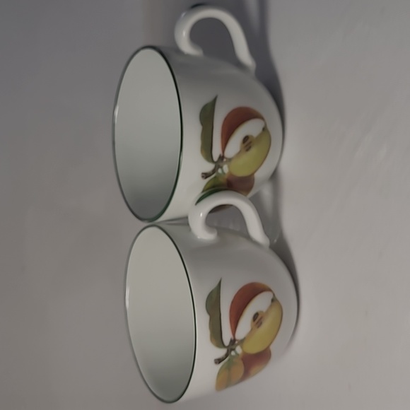 Royal worcester evesham vale coffeecup set of 2 made in England - Picture 4 of 8